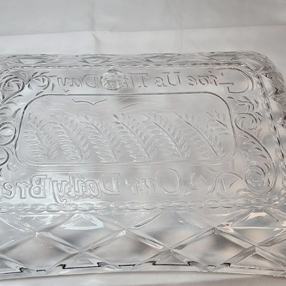 Vintage Fifth Ave Muirfield Crystal Gla Tray 